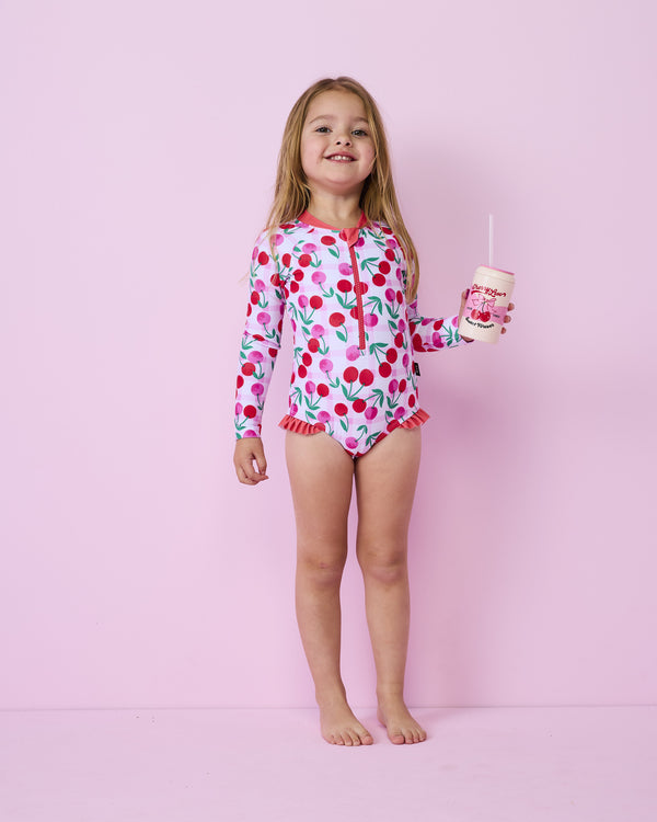 Marina Paddle Suit in Tutti Fruitti Pink - Rock Your Kid girls swimwear