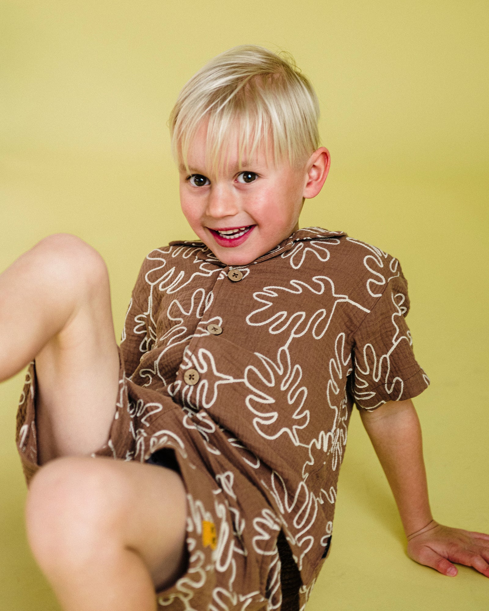 WOLLEMI SHORT SLEEVE EMBROIDERED SHIRT