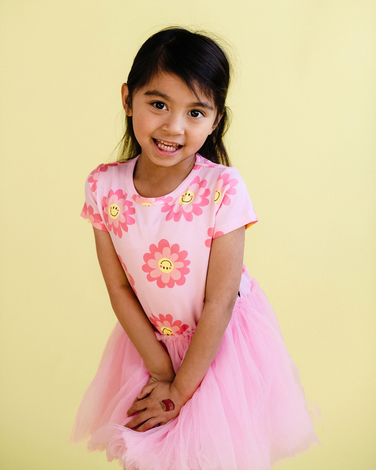 PASTEL SCOOPS SHORT SLEEVE CIRCUS DRESS