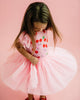 POLKA CHERRY SHORT SLEEVE CIRCUS FRILL DRESS