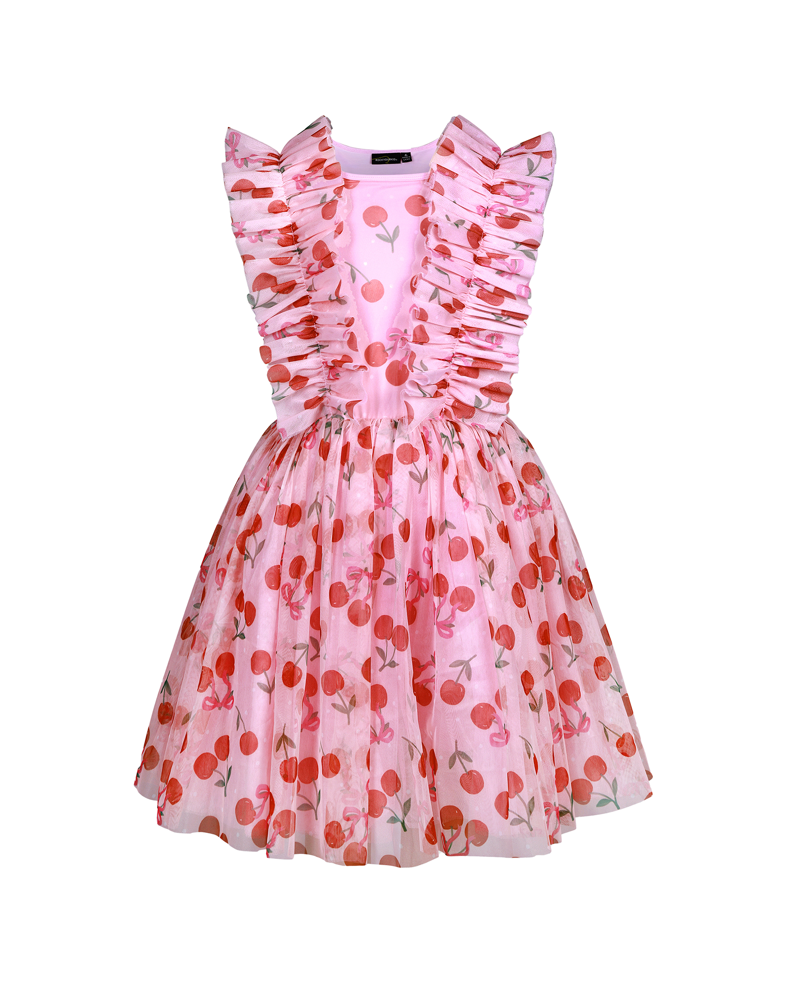 MY CHERRY PIE RUFFLE TULLE DRESS