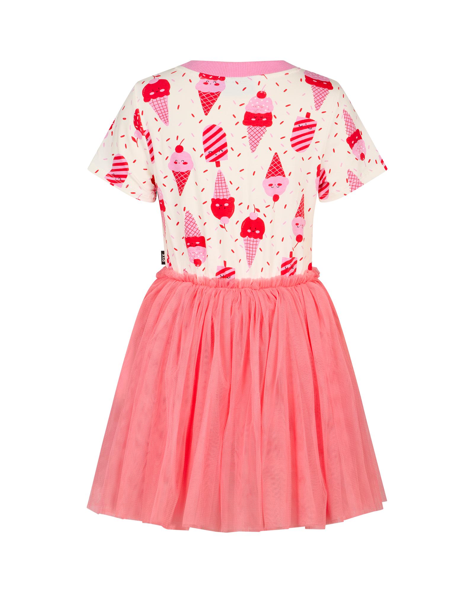 CHERRY ICE CREAM SHORT SLEEVE DANCE DRESS