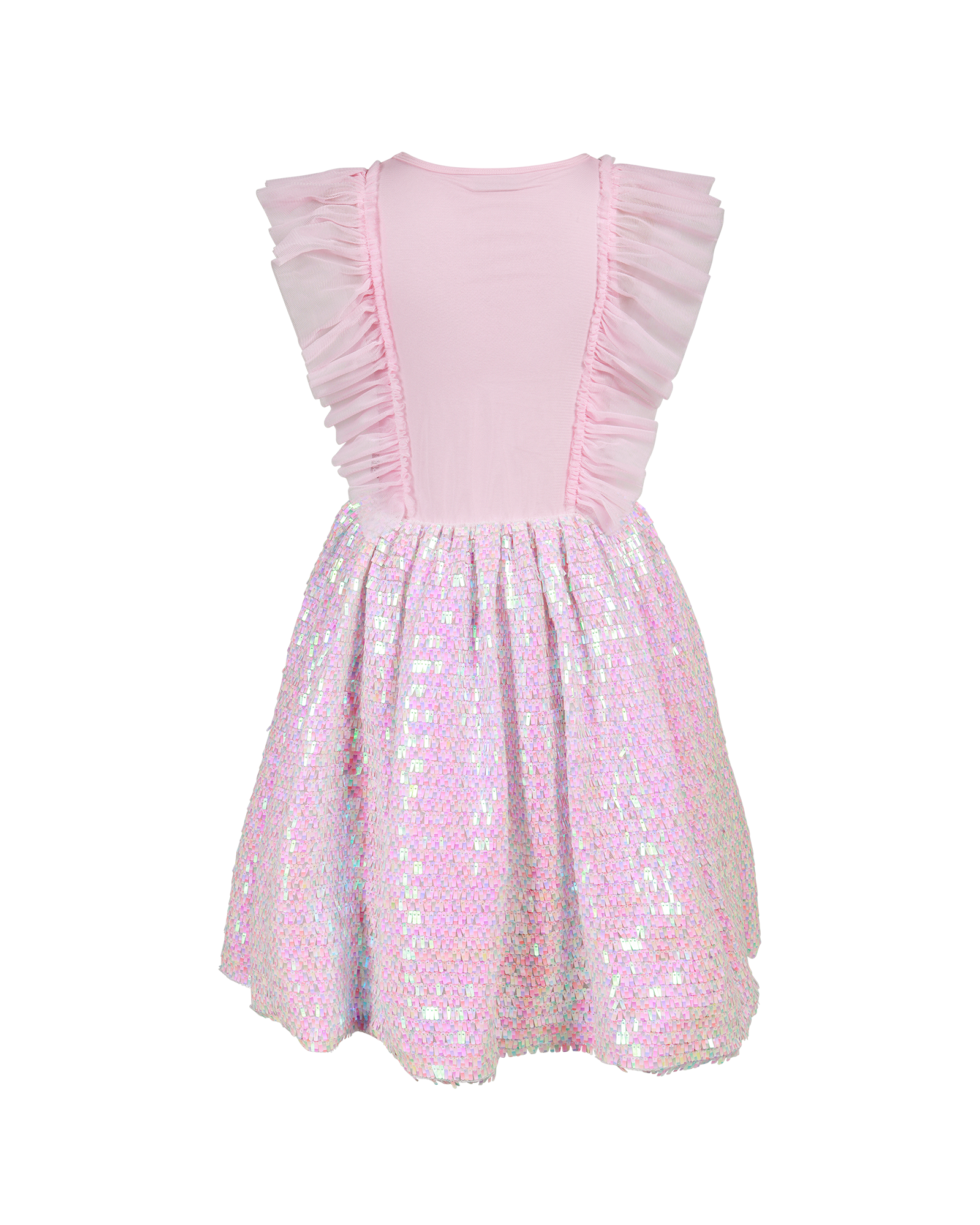 GLIMMER SEQUIN DRESS IN PINK