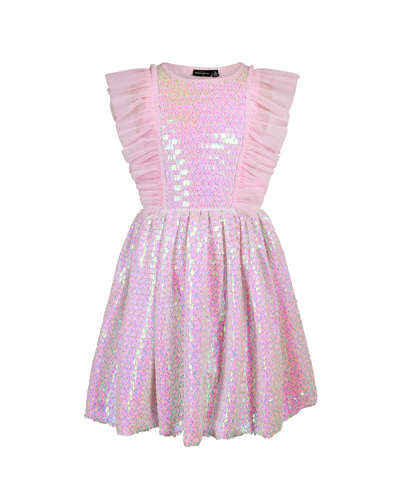 GLIMMER SEQUIN DRESS IN PINK