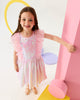 GLIMMER SEQUIN DRESS IN PINK