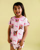 OH DEER PINK CANDY STRIPE PIPPA PJ SLEEP SET