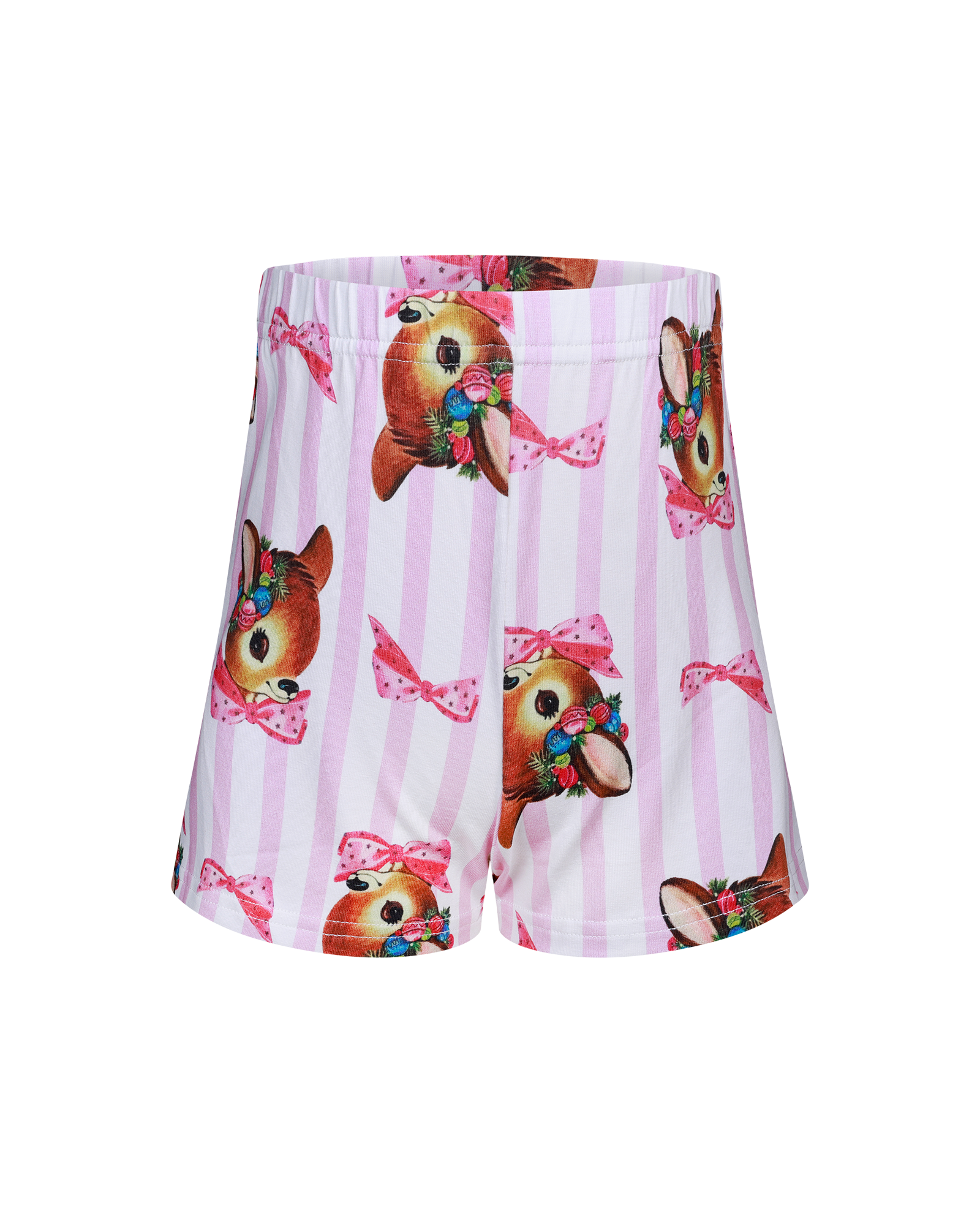 OH DEER PINK CANDY STRIPE PIPPA PJ SLEEP SET