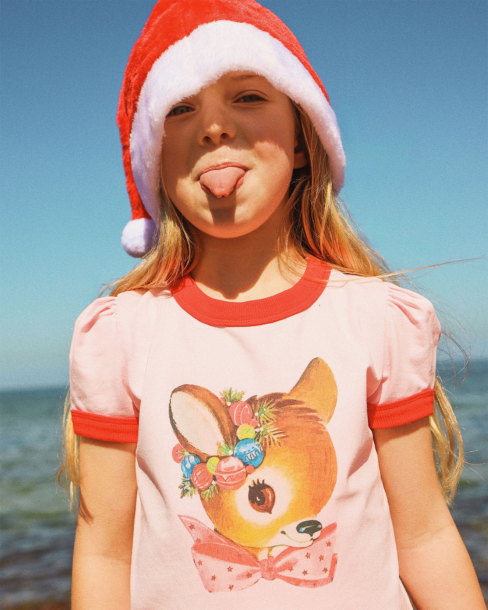 OH DEER SHORT SLEEVE BILLIE RINGER T-SHIRT