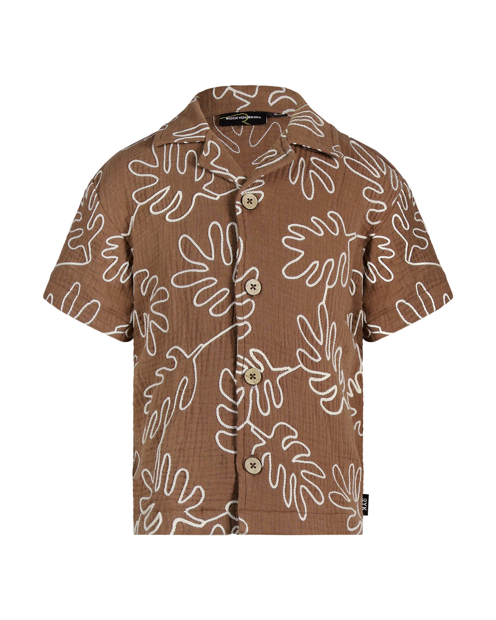 WOLLEMI SHORT SLEEVE EMBROIDERED SHIRT