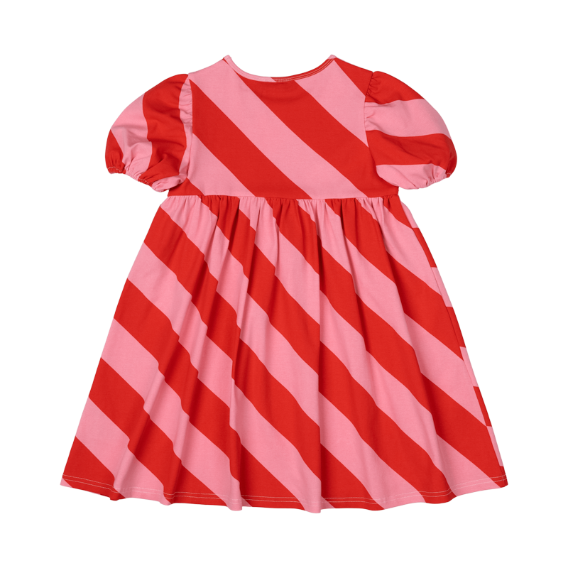 CANDY WRAP PUFF SLEEVE DRESS - Rock Your Baby