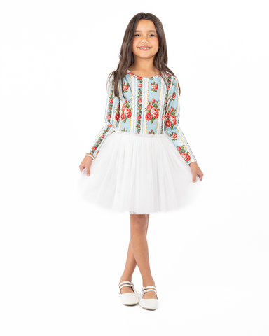FLORA LONG SLEEVE CIRCUS DRESS