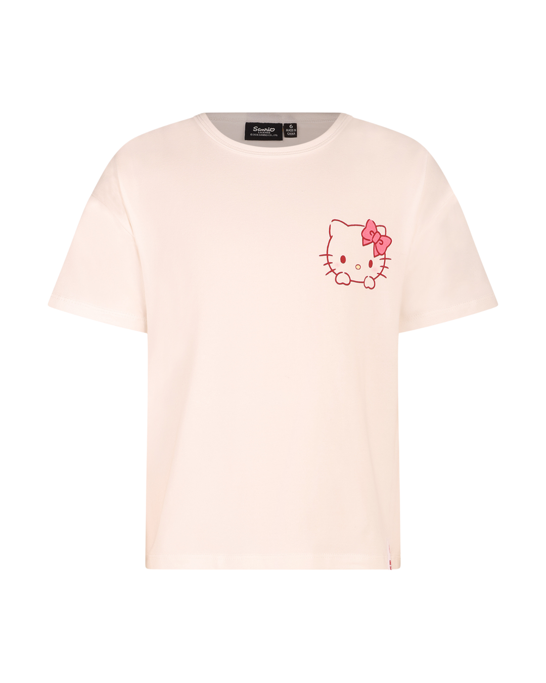 HELLO KITTY TEE IN WHITE