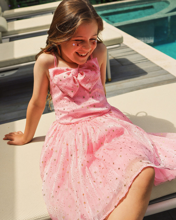 ALYSSA DRESS IN HEAVENLY PINK