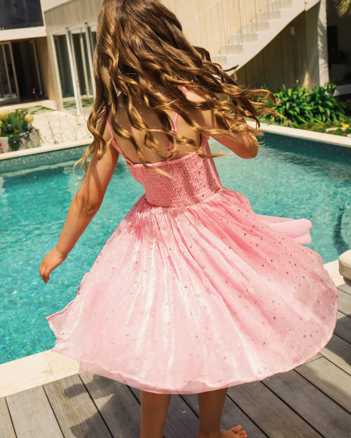 ALYSSA DRESS IN HEAVENLY PINK