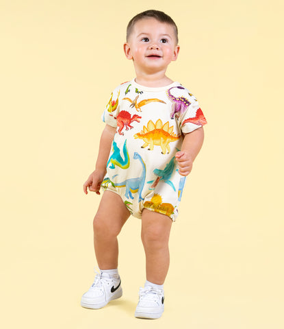 DINOS GALORE OVERSIZED BABY BODYSUIT