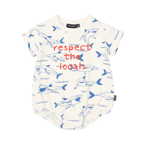 RESPECT THE LOCALS OVERSIZED BABY BODYSUIT