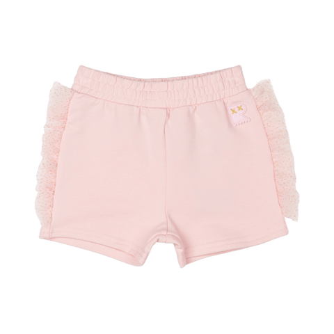 GLITTER RUFFLES BABY SHORTS