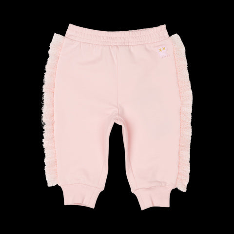 GLITTER RUFFLES BABY TRACKPANTS