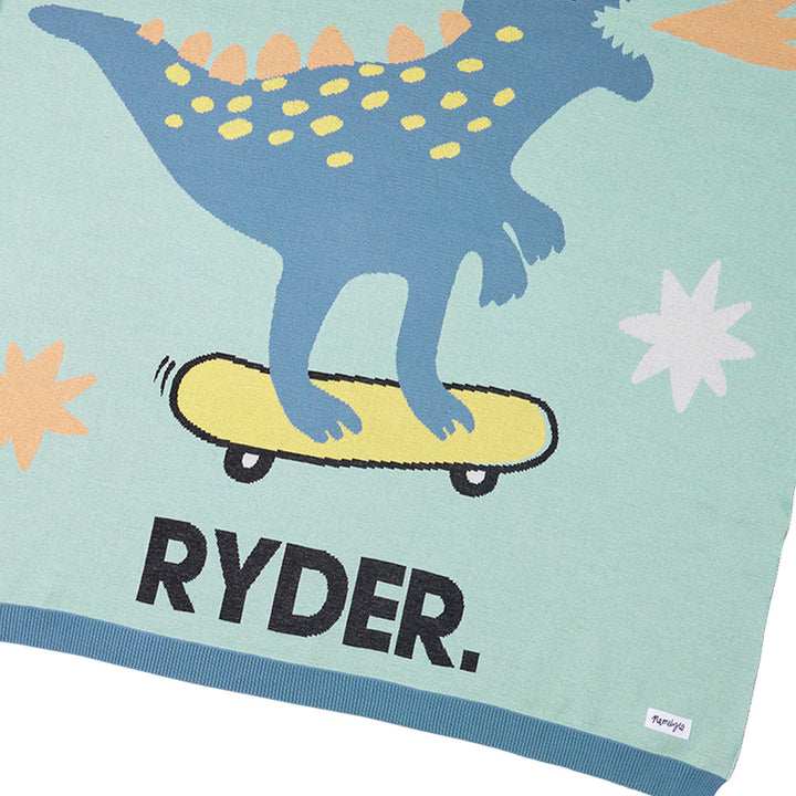 Dino Name Blanket