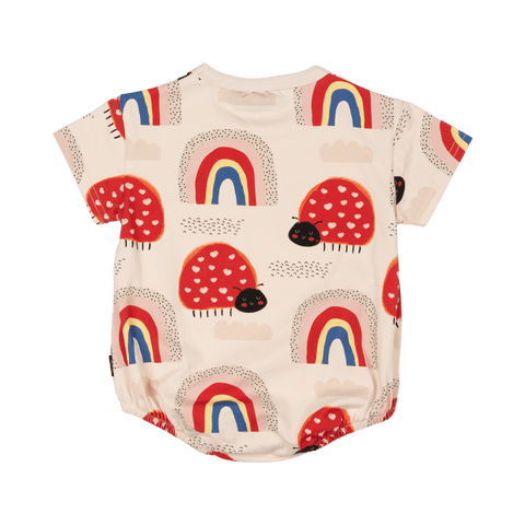 LOVE BUG RAINBOW OVERSIZED BABY BODYSUIT