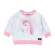 PINK UNICORN BABY SWEATSHIRT