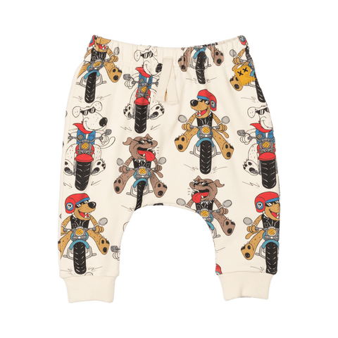 PUPS ON BIKES BABY TRACK PANTS