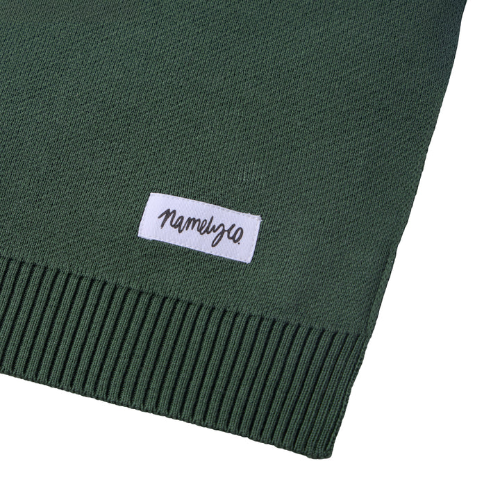 Classic Name Blanket - Forest Green