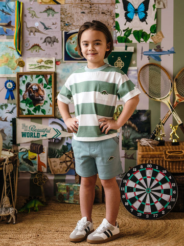 Fleur Harris Spero Short - Pale Teal