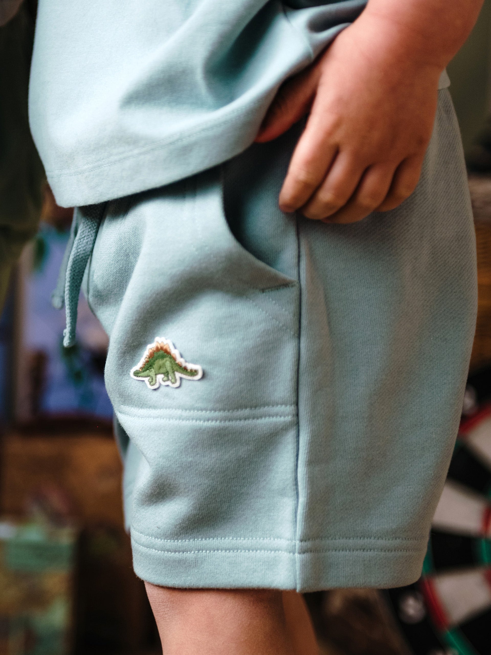 Fleur Harris Spero Short - Pale Teal