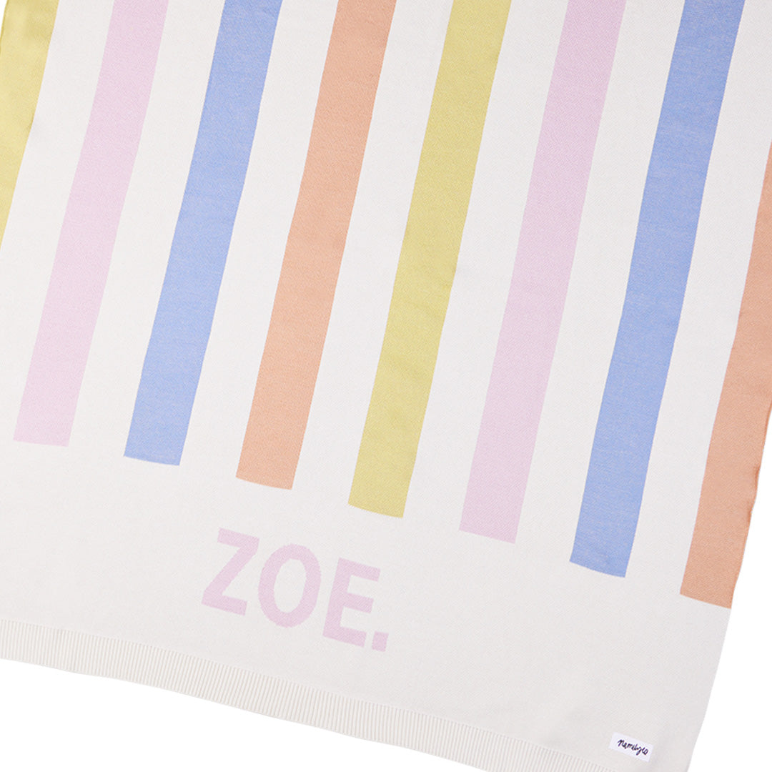 Stripe Name Blanket
