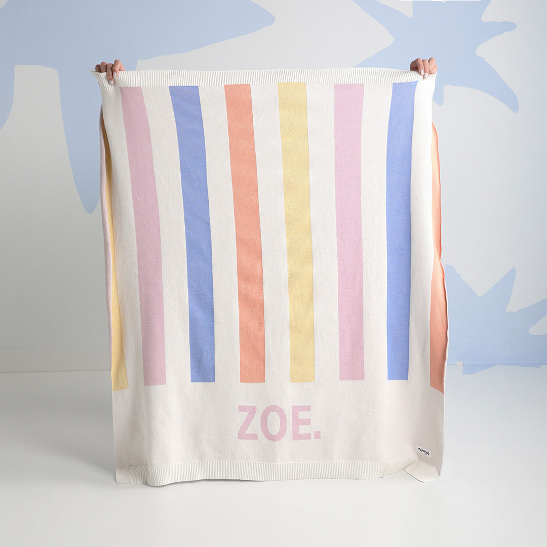 Stripe Name Blanket