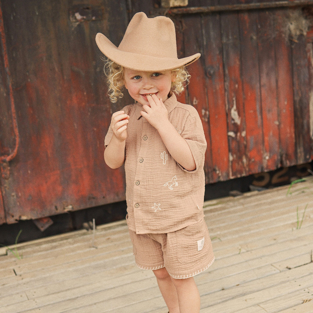 Woven Short - Mocha