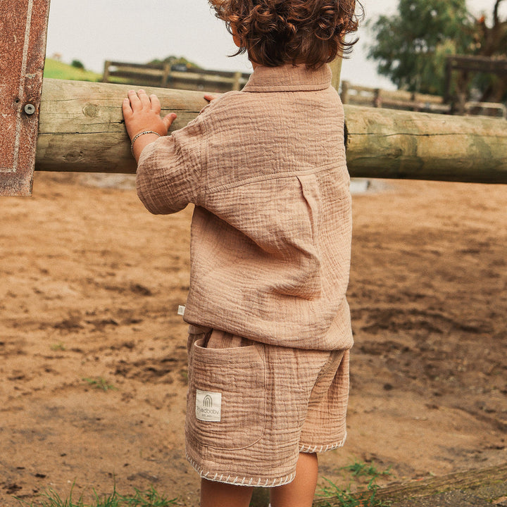 Woven Short - Mocha