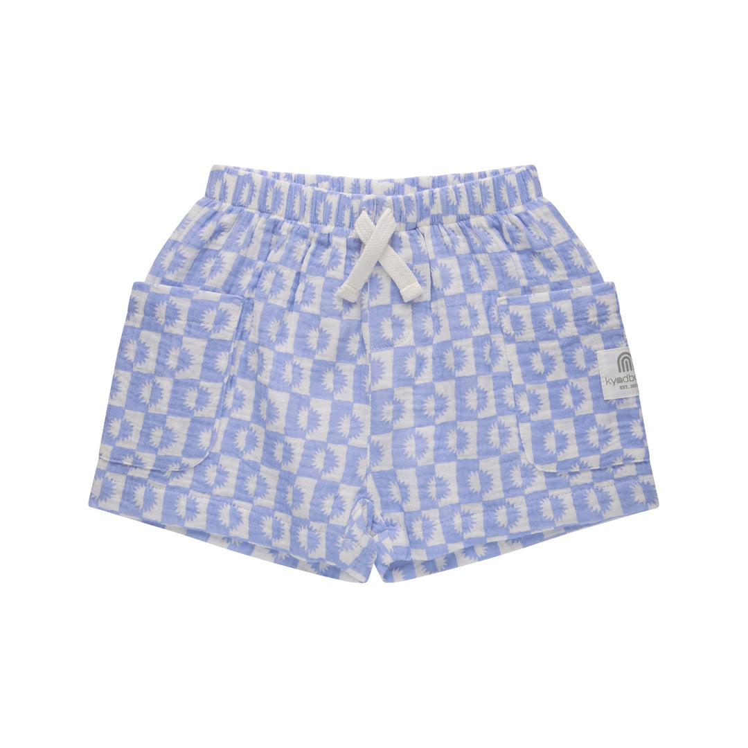 Woven Short - Blue Sunrise