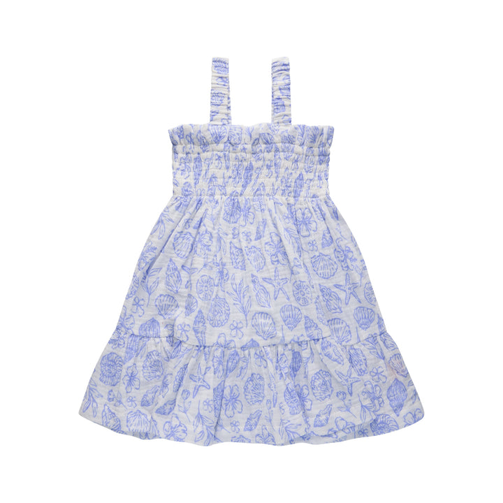 Shirred Dress - Coconut