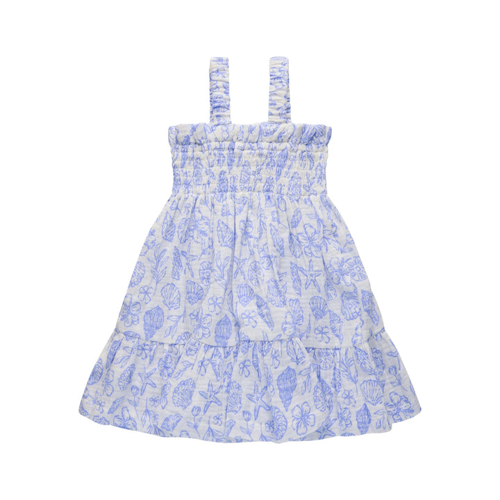 Shirred Dress - Coconut