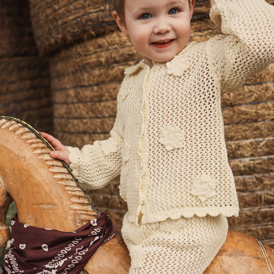 Crochet Cardigan - Vanilla