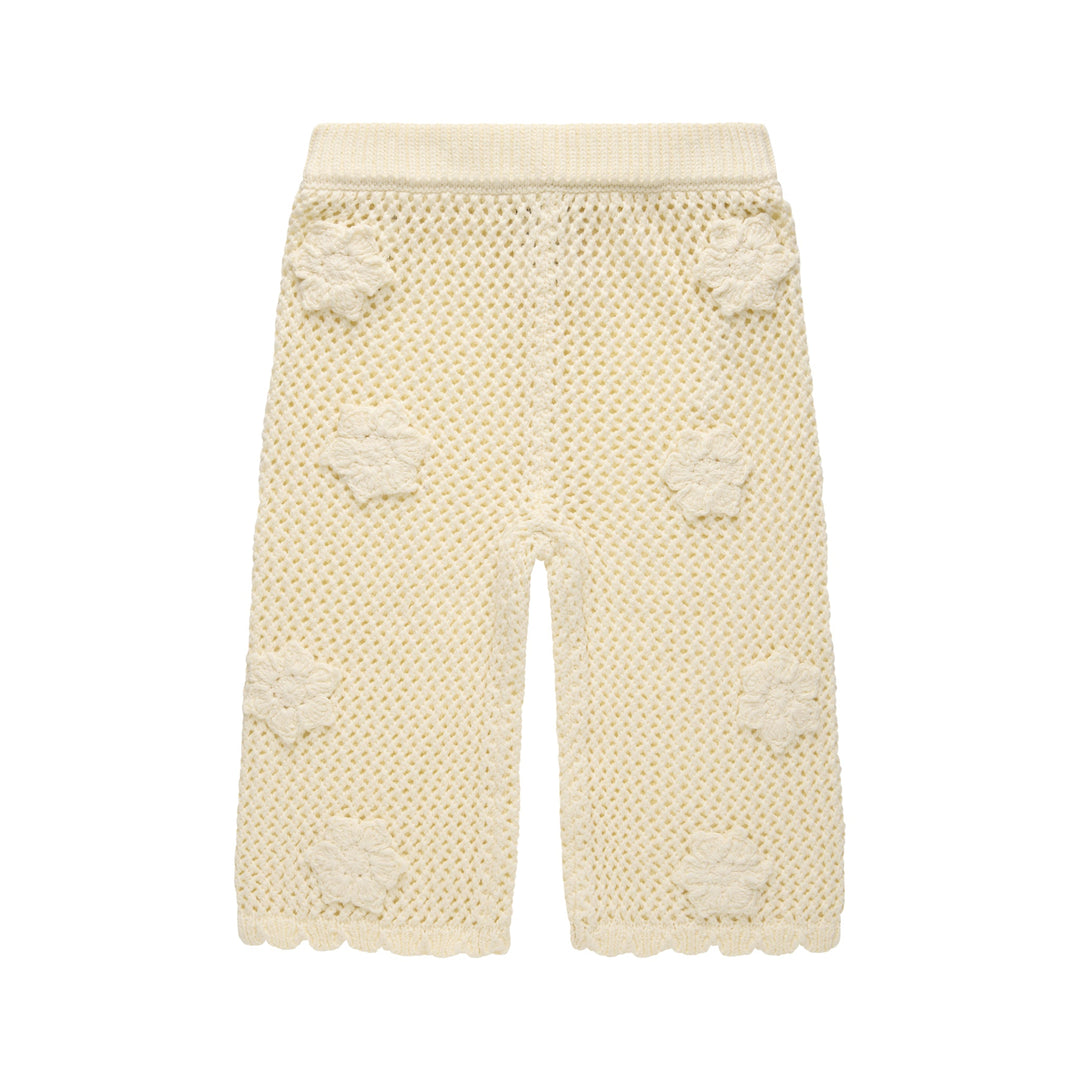 Crochet Flair Pant - Vanilla
