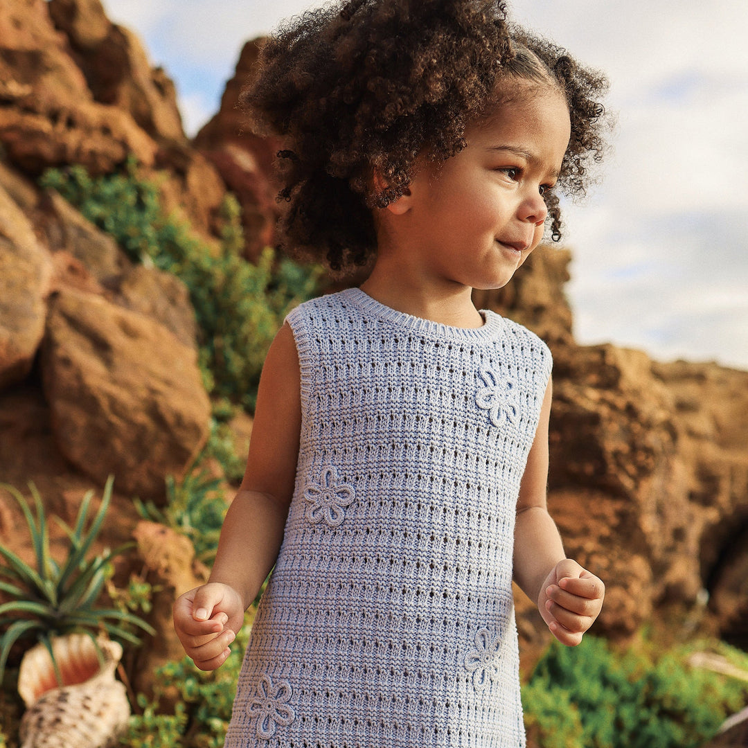 Crochet Dress - Blue