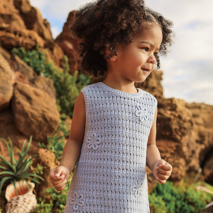 Crochet Dress - Blue