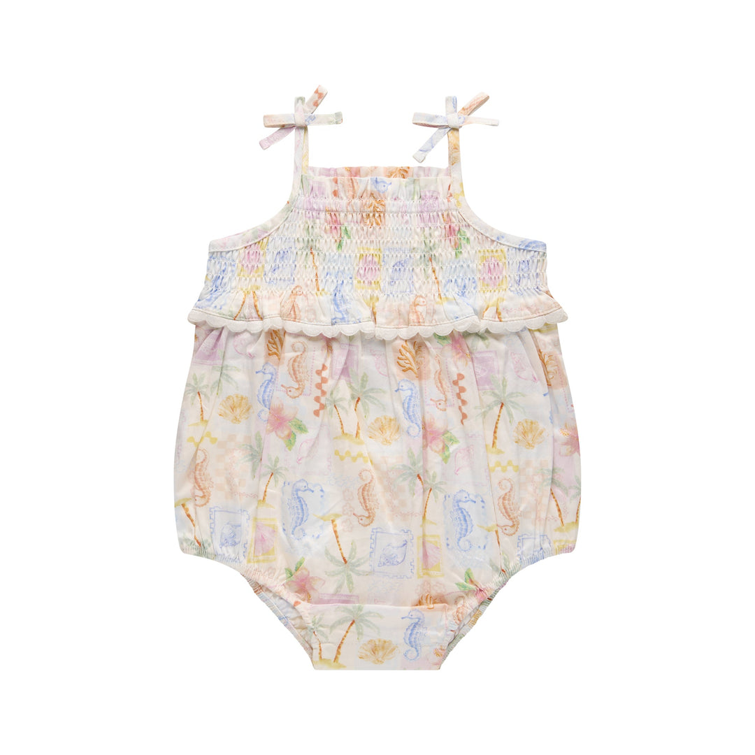 Resort Shirred Romper - Resort