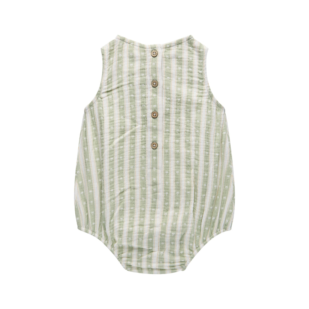 Pocket Romper in Multi Stripe - Kynd Baby baby boys romper, view 5