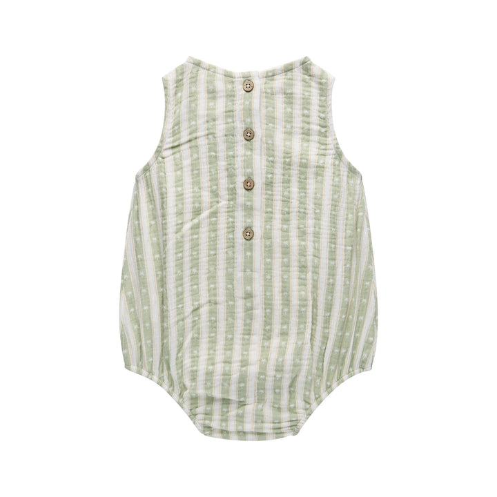 Pocket Romper in Multi Stripe - Kynd Baby baby boys romper, view 5