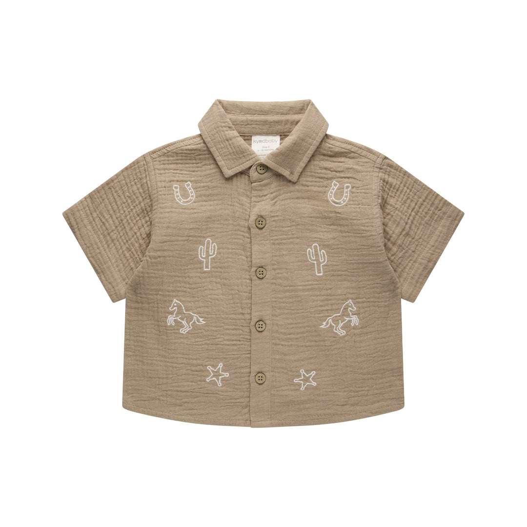 Woven Shirt - Mocha