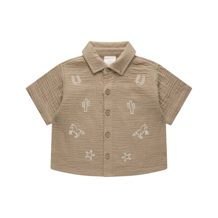 Woven Shirt - Mocha