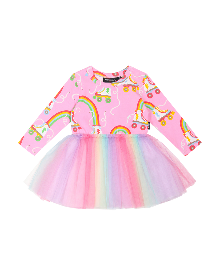 LET THE GOOD TIME ROLL CIRCUS FRILL BODYSUIT DRESS