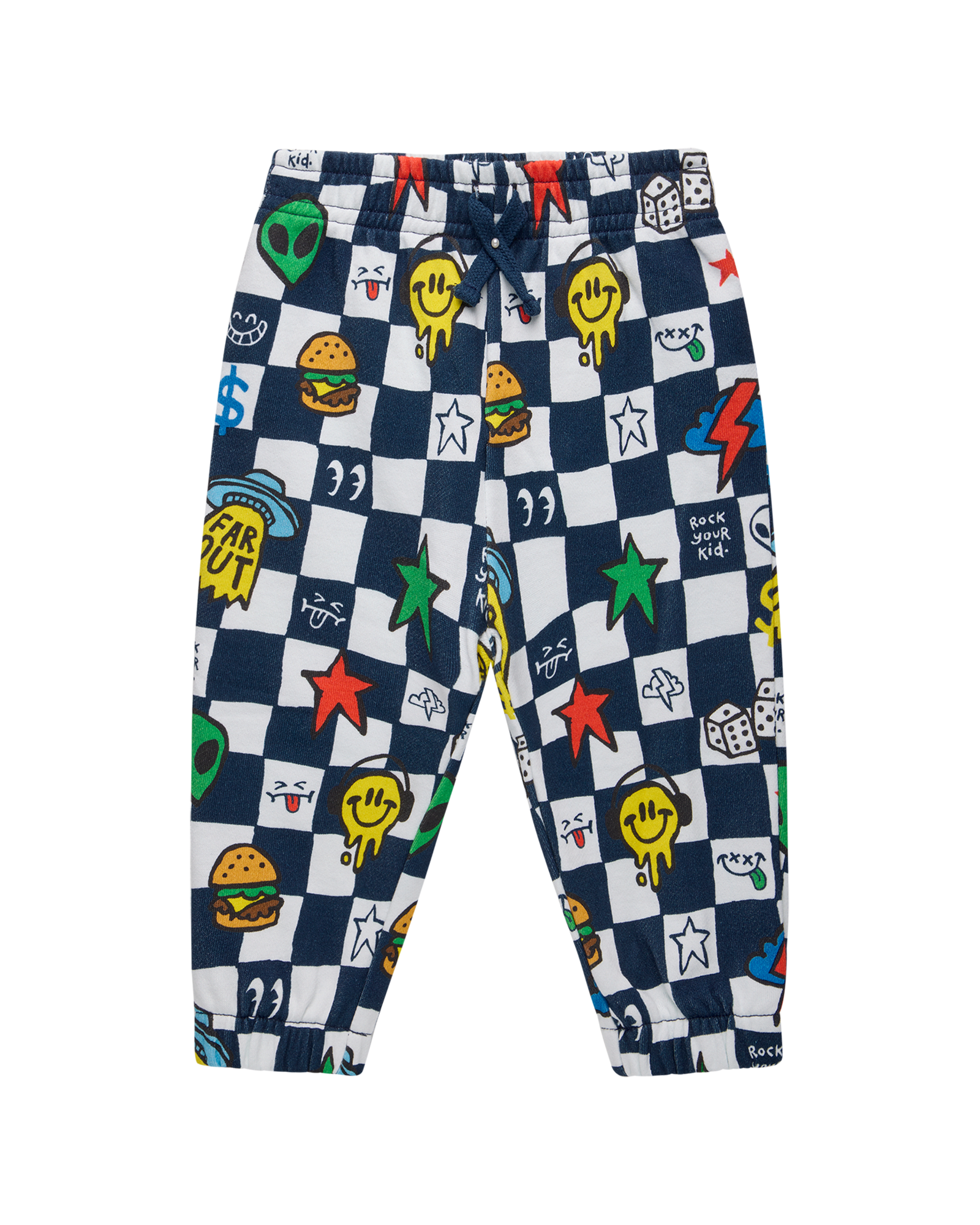 FAR OUT CHECK BABY ALEXANDER TRACK PANT