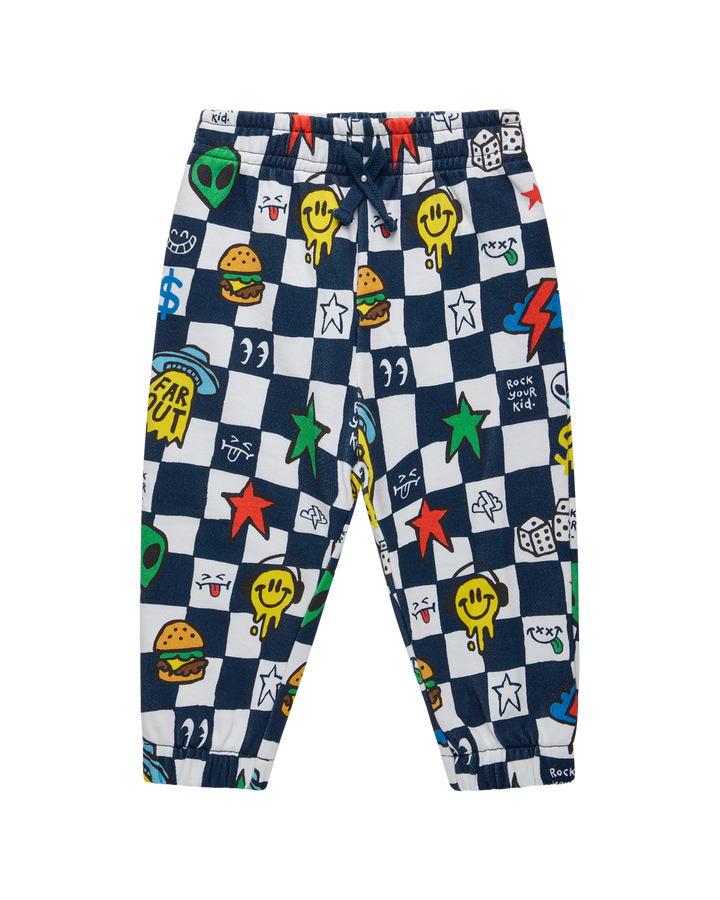FAR OUT CHECK BABY ALEXANDER TRACK PANT