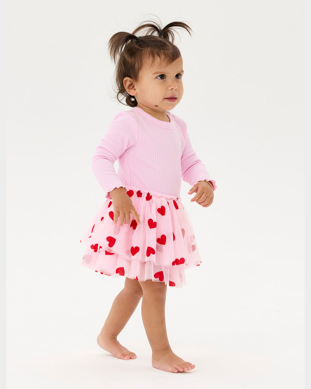BE MINE BABY LONG SLEEVE VALENTINE DRESS