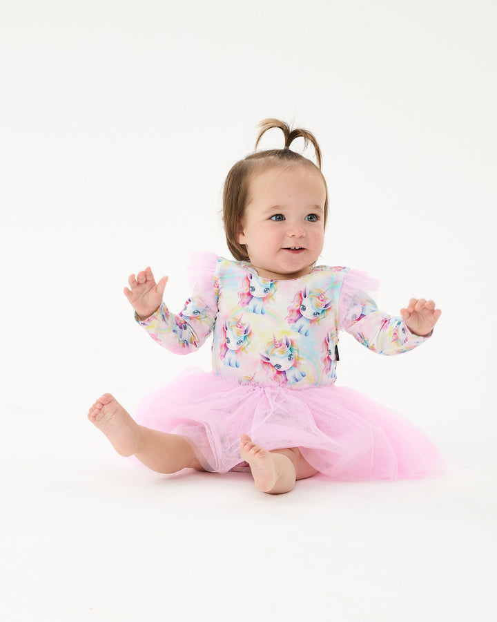 UNICORN PONY CIRCUS FRILL BODYSUIT DRESS